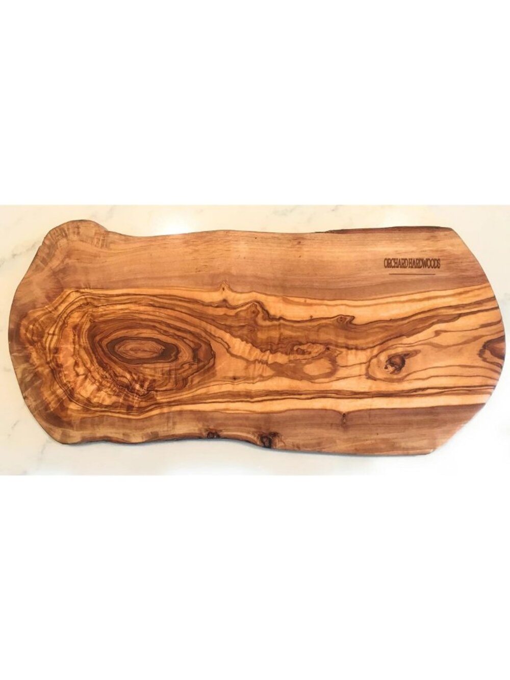 Rustic Handmade Olive Wood Charcuterie Board - Cutting, Serving & Cheese